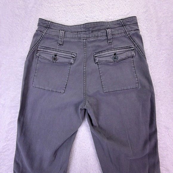 Anthroplogie The Wanderer Pants‎ Womens 29x27 Gray High-Rise Cargo Pocket Ankle - Picture 3 of 7